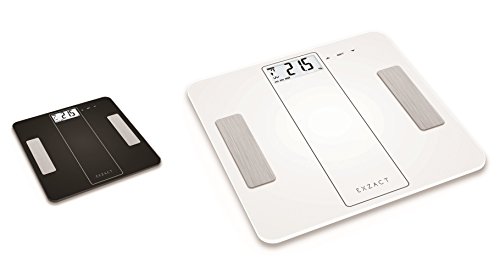 EXZACT Smart – Intelligente Körperanalysewaage/ Elektronische Personenwaage/ Digitale Personenwaagen/ Badezimmerwaage – Bluetooth 4.0 für Smart Phone (iPhone iOS) – Körperfett/ Wasser / Muskeln/ Knochen – 180 kg/ 400 lb (Schwarz) - 6