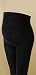 Full-Length Black Ruched Maternity Leggings - UK size 6