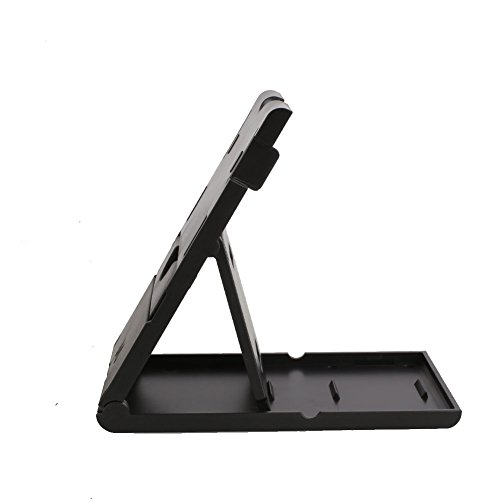 Preisvergleich Produktbild Cewaal Verstellbare Spieleständer Dock Halter Halterung Schwarz Für Nintendo Switch Spiel