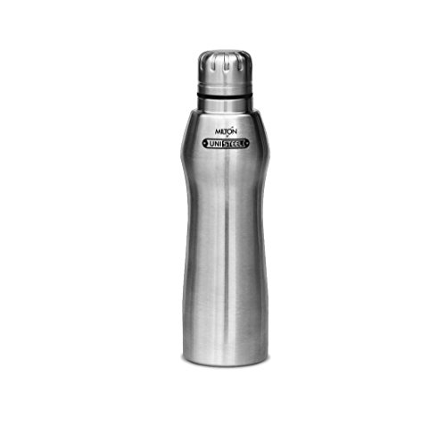 Milton Unisteel Fridge Bottle Puro, 1000 ml, Silver