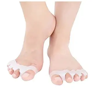 MSmask Gel Toe Separator -Toe Spacers Rubber Toe Stretchers Used for Sports Activities Yoga Practice Running for Men an