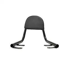 R.J.VON Metal Bike Backrest with Cushion Back Support, Black Bar Suitable for Jawa and Jawa Forty-Two, Bike Backrest for Men & Women for Comfortable Rides