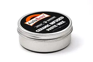 Auto Bros Paste Wax Infused with Ceramic (100g) : High Gloss, Water Beading Wax with Power of SiO2