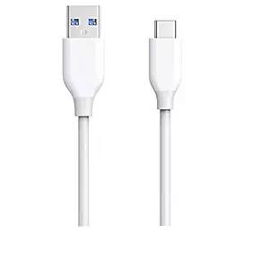 RAGHAV ENTERPRISES TYPE_C USB for Huawei Honor Play USB Cable Original Like USB Cable | Data Sync Cable | Rapid Quick Dash Fast Charging Cable | Charger Cable | Type C to USB-A Cable (3.1 Amp, 1 Meter/3.2 Feet, TC, White)