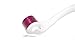 RC 1.0mm Surgical Grade Titanium Micro-needle Roller System Derma 540 Needles Roller for Facial & Body Skin Care/ Therapy/ Treatment/ Rejuvenation - White Handle & Red Roller