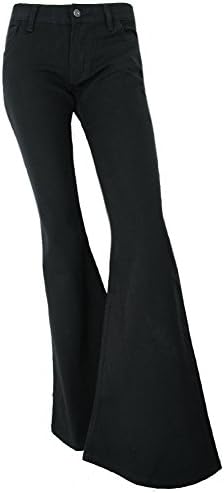 Fans London Bell Bottom Black Jeans 12