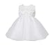 Cinda Girls Christening Gown with Bonnet and Cape White 18-24 Months