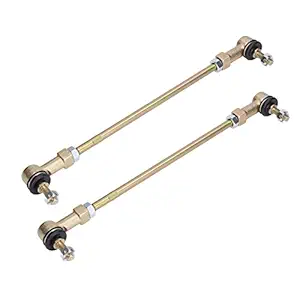 Steering Tie Rod, Tie Rod Set Easy Installation Sturdy High Temperature Resistant 2 Set Metal Alloy for Car