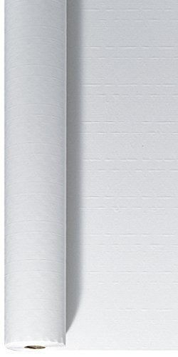 Duni Tischdeckenrolle aus Papier Uni weiß, 1,2 x 25 m