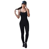 mono yoga mujer oysho ☀Material: Poliéster mono chandal mujer Sannysis yoga pantalón mujer runing una pieza, color negro (S)