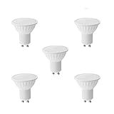 Lumen 600LM Lámpara Bombilla LED 9W GU10, Luz cálida 3000K, 600Lúmenes, (5-Unidades)