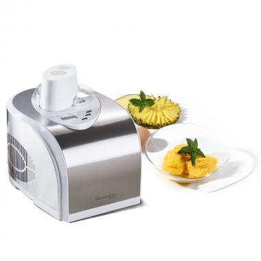 Domoclip - dop123 - Turbine à glace 1.5l 150w blanc/inox