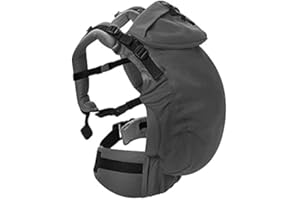 Néobulle - Mochila Evolutiva Portabebés | Néo+Plus Preformado | Ajuste Óptimo | Tejido Suave y Preformado de Algodón Orgánico Para los Bebés 3/4 Meses - 3 años | Doble sistema de sujeción Color Galet