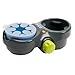 Brica Deluxe Snack Pod (Self Adjusting Cup Holder Accommodates Different Drink Sizes) - Gray Baby / Child / Infant / Kid