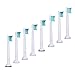 Produktbild BigbigWo 8 stk (2 x 4pk) Mini Bürstenköpfe für Philips Sonicare HX6512 EasyClean Elektrische Zahnbürste Ersatzbürsten Aufsteckbürsten