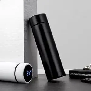 Bletilla Smart Vacuum Insulated Water Bottle with LED Temperature Display | Perfect for Hot and Cold Drinks | Ideal for Home, Gym, Travel (500 ml)