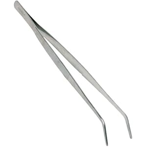 Namiba Terra 0738 Futterpinzette Edelstahl, 20 cm gebogen