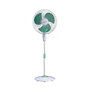 V-Guard Finesta STS 400mm Pedestal Fan (White Green)
