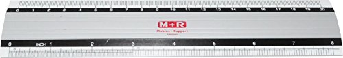 M R 18200000 Regla aluminio cm y Inch Escala 20 cm M R 18200000 Regla aluminio cm y Inch Escala 20 cm