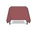 Produktbild eXODA Tischdecke abwaschbar eckig Deko Vinyl dunkelrot zuschneidbar Schutzbezug 200x230cm wasserdicht