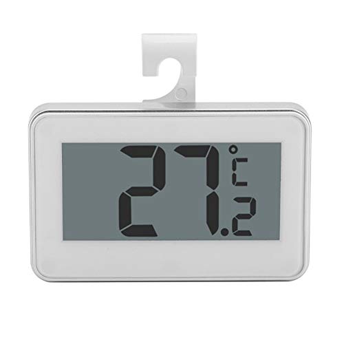 Preisvergleich Produktbild YUnnuopromi Digitales Thermometer Fridge GefrierTemperatur Meter KühlSchrank Werkzeug mit Haken Weiß
