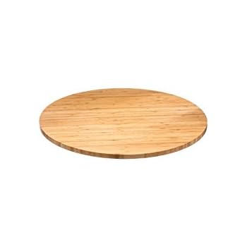 Bill.F Plateau Tournant en Bois - Élégant Plateau de Service Pivotant à