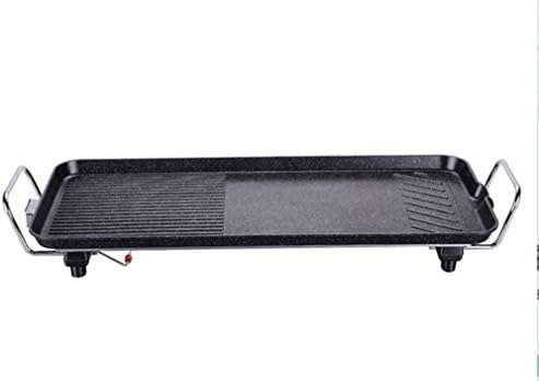 Nola Sang Electric Indoor Barbecue Grill Stainless Steel BBQ Oven No Smoke Non Stick 5 Grade Temperature Control and Automatic Protection.