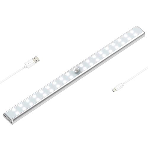 Lampada da armadio a 20 LED, sensore Macrourt, luce notturna con sensore di movimento per cucina, corridoio o passaggi, scale e cantina, 36LED White