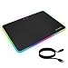Produktbild Navaris LED Gaming Mauspad beleuchtet - 36x26x0,5cm mit Micro USB Kabel - RGB Farbwechsel Beleuchtung Game Mousepad - PC Computer Maus Pad Unterlage