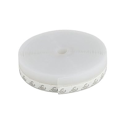 CODIRATO Bas de Porte Adhésif 10M x 25MM Bande D'étanchéité en Silicone Souple Adhésif Imperméable à l'Eau Isolement du Bruit pour Porte Fenêtre Anti Souris Fourmi Cafard Insectes ( Transparent )