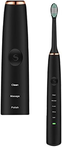 SSLW Explosive Models Private Film Electric Toothbrush Adult Rechargeable Ultrasonic Vibrating Toothbrush Support OEM/Neutral,Black
