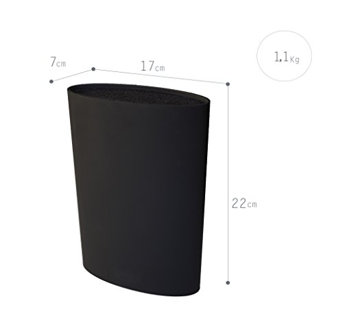 #1 Messerblock / Messerhalter von BRUMA – Unbestückt – Ohne Messer – Borsteneinsatz Herausnehmbar – Für Aufbewahrung der Messer. Zwei Jahre Austauschgarantie - 5