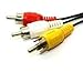 Price comparison product image Black 1.5M 3 RCA Male To 3 RCA Male AV TV Audio Visual Cable