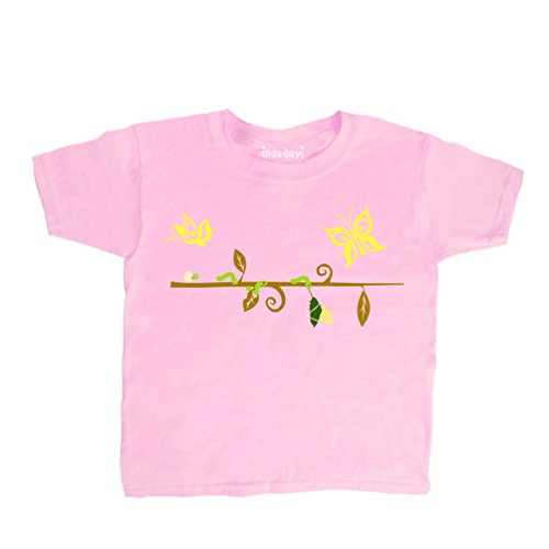 Inda-Bayi Baby-Toddler-Kids Heavy Cotton T Shirt - butterfly cycle