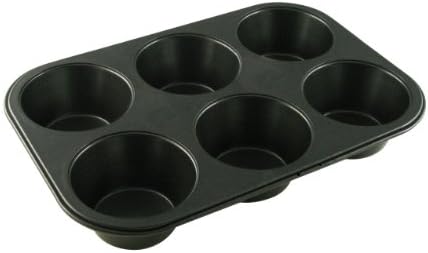 Love Cooking Company Mrs. Fields(TM) Muffin Pan-6 Cavity 10.3 x 7.3-inch, Other, Multicoloured, 3.17 x 18.41 x 26.67 cm
