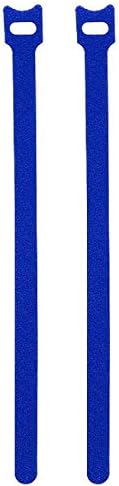 Our Fantasy Time 100 Blue Reusable Velcro Cable Ties Cable Tie Velcro Cable Ties Velcro Office