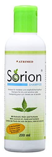 Sorion Shampoo 200 ml – Auch zur Kopfhautpflege bei Schuppenflechte und Neurodermitis mit Kokosöl, Neem, Rubia Cordifolia, Kurkuma und Wrightia tinctoria - 2