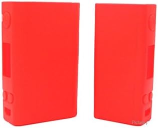 RAYEE Protective Silicone Sleeve Case Cover Wrap for Joyetech eVic VTC Dual Box Mod 2-Pack (Red)