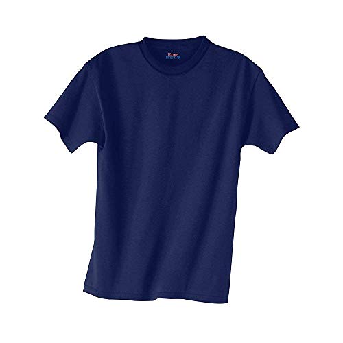 Preisvergleich Produktbild Hanes Boys' Beefy-T T-Shirt_Navy_XL