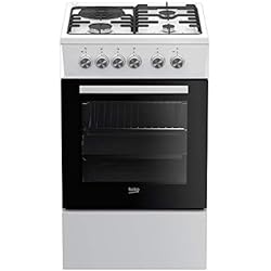 Beko FSS53000DW four et cuisinière Blanc Combi A - Fours et cuisinières (Cuisinière, Blanc, Rotatif, Combi, Arrière gauche, Electrique)