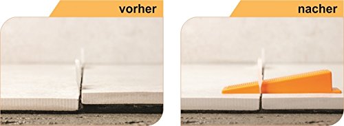Verlegefix Professional Nivelliersystem Kompatibel Planfix 250 Laschen - 3