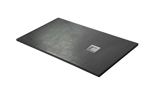 Receveur de douche extra plat Gris ardoise Ral 7016 80X100
