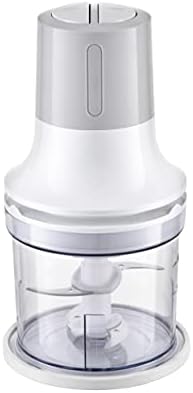 Melchioni Family | Tritatutto Elettrico BLADE, con 2 Velocità, 260W, 4 Lame in Acciaio, Salvaspazio, Bicchiere Contenitore da 500 ml, Base Antiscivolo