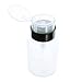 2 PCS 210ML Reusable Plastic Pump Dispenser Empty Bottle for Nail Polish Makeup Remover Cleaner