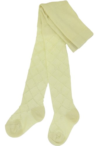 Baby Girls Lace Detail Tights - Cream - Baby Girls Tights - Cream - Newborn