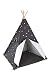 Produktbild Bandits and Angels - Tipi Spielzelt inkl Zeltboden, Baumwolltuch (Grey)