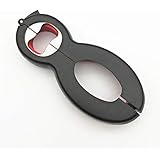 Generic Stainless Steel Bottle Opener Can Manual Multi-Functional Calabash Shape 6 in 1