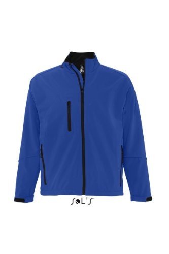 A-L866 SOL?S Herren Softshell Jacke Relax (bis Gre 3XL) 3XL,Royal Blue
