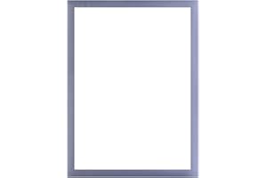 Demiawaking Magnetischer Ausstellungsrahmen für Diamantmalerei, Diamond Painting Selbstklebender Bilderrahmen für Bilder, Magnetständer für Diamantmalerei, Poster, Foto (Silber glänzend, für 30x40cm)