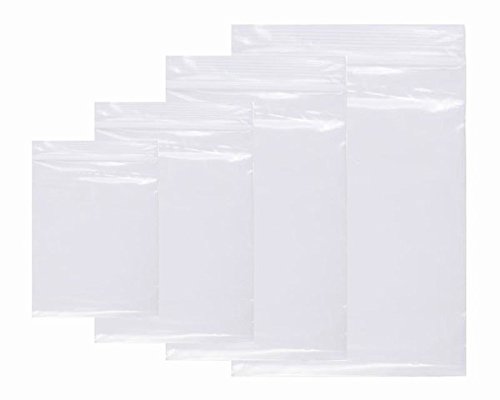 Preisvergleich Produktbild Druckverschlussbeutel-Set 60x80mm, 120x170mm, 180x250mm, 220x310mm 100 tlg.
